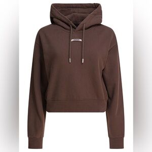 Jacquemus The Gros Grain Drawstring Hoodie Chocolate Brown